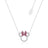 Disney Couture Kingdom Precious Metal - Minnie Mouse - CZ Necklace Silver