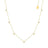 Disney Couture Kingdom Precious Metal - Mickey Mouse - Repeat CZ Necklace Gold