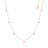 Disney Couture Kingdom Precious Metal - Mickey Mouse - Repeat CZ Necklace Rose Gold