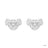 Disney x Short Story Earrings The Lion King Simba Face - Silver