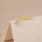 Disney x Short Story Earrings The Lion King Great Kings - Gold