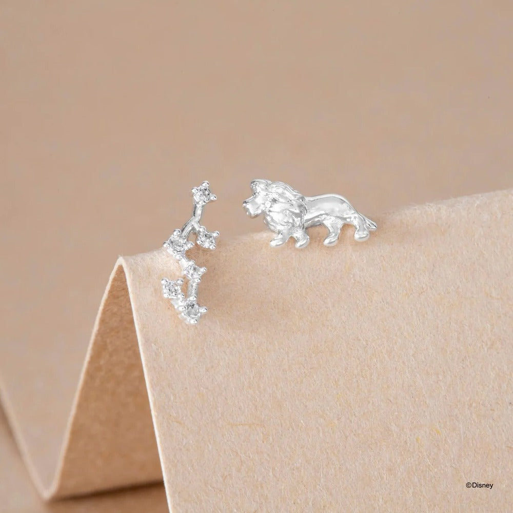 Disney x Short Story Earrings The Lion King Great Kings - Silver