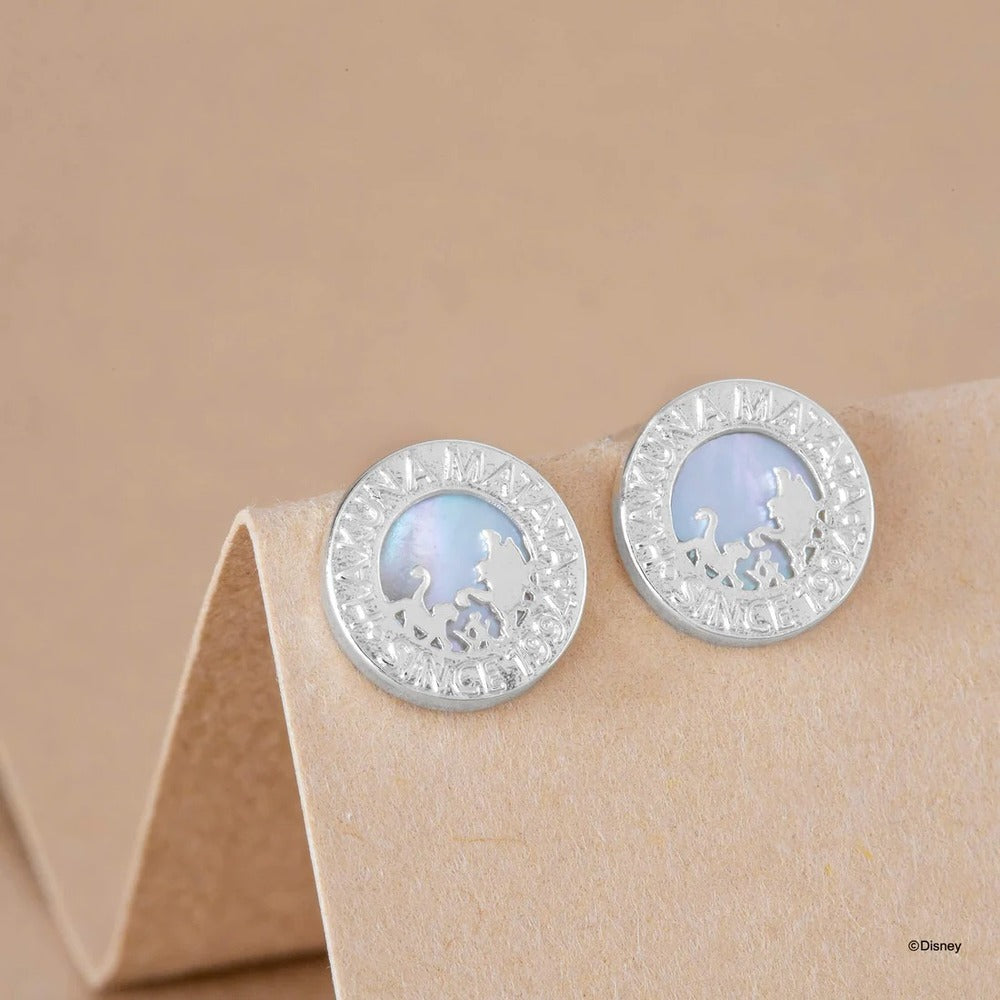 Disney x Short Story Earrings The Lion King Hakuna Matata - Silver