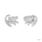 Disney x Short Story Earrings The Lion King Simba - Silver