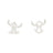 Disney x Short Story Earrings Stitch - Silver