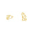 Disney x Short Story Earrings Lilo & Stitch Scrump & Blaster Stencil - Gold
