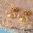 Disney x Short Story Earrings Stitch Face - Gold