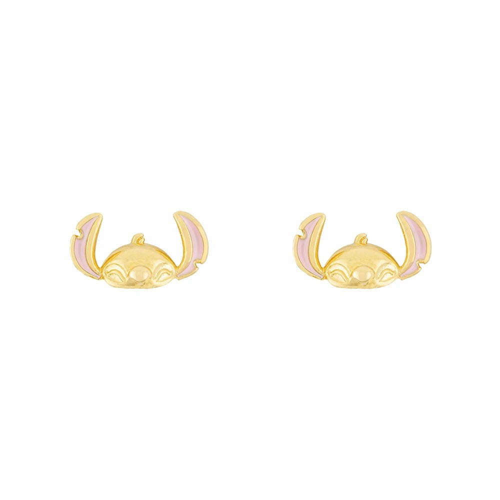 Disney x Short Story Earrings Stitch Face - Gold