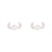 Disney x Short Story Earrings Stitch Face - Silver