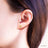 Star Wars x Short Story Earrings - Mandalorian & Boba Fett - Gold