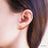 Star Wars x Short Story Earrings - Death Star - Gold