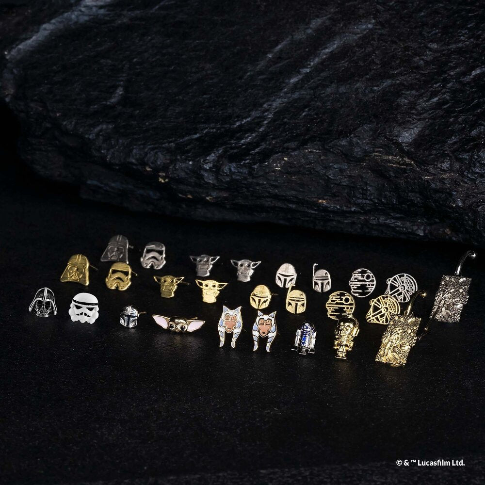 Star Wars x Short Story Earrings - Mandalorian & Grogu - Epoxy