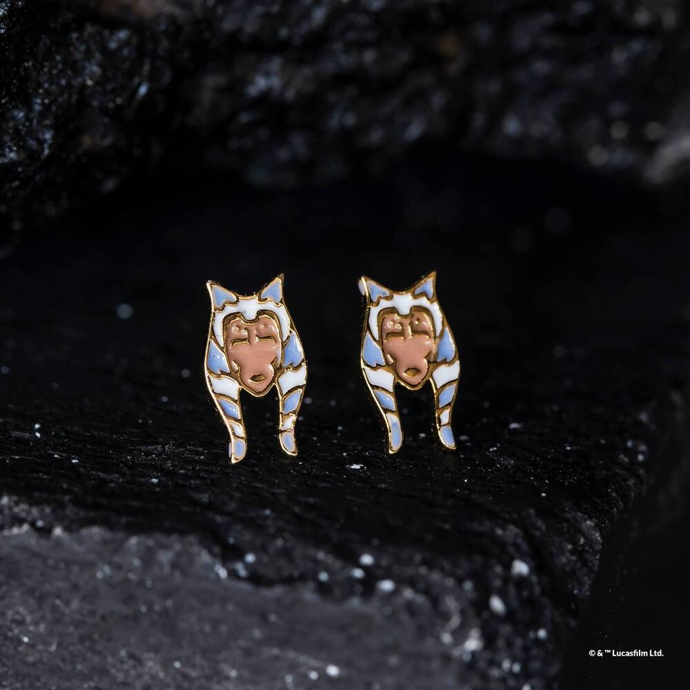 Star Wars x Short Story Earrings - Ahsoka - Epoxy