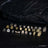 Star Wars x Short Story Earrings - Mandalorian - Gold