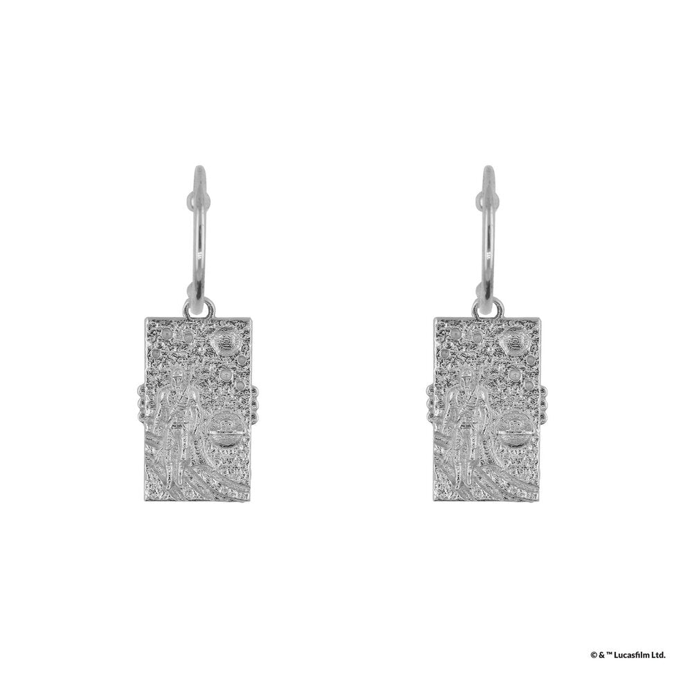Star Wars x Short Story Earrings - Mandalorian - Silver