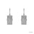 Star Wars x Short Story Earrings - Mandalorian - Silver