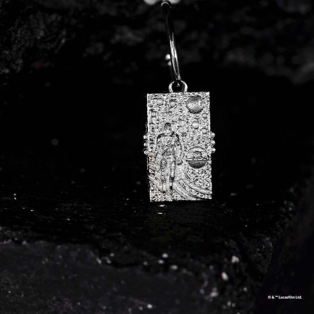 Star Wars x Short Story Earrings - Mandalorian - Silver