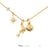 Disney x Short Story Necklace Little Mermaid - Gold