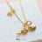 Disney x Short Story Necklace Little Mermaid - Gold