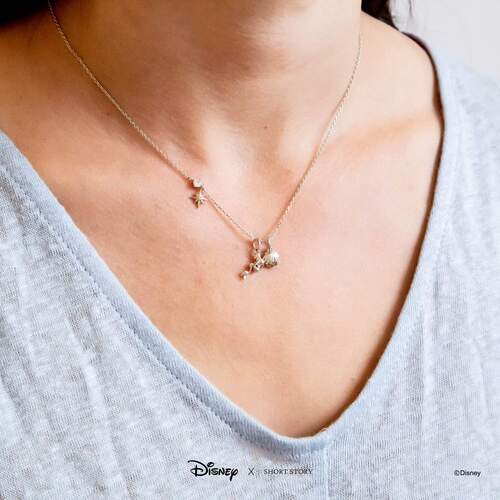 Disney x Short Story Necklace Little Mermaid - Silver