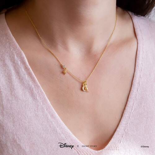 Disney x Short Story Necklace Jasmine - Gold