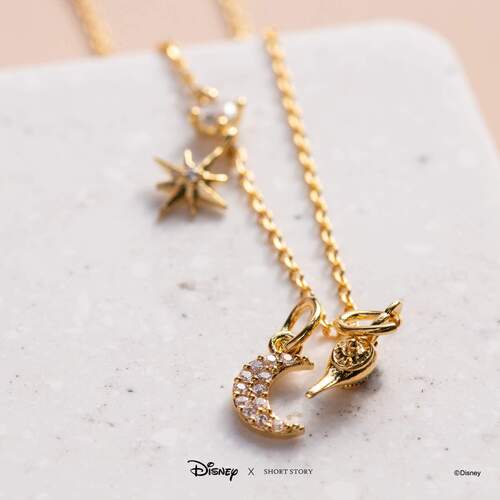 Disney x Short Story Necklace Jasmine - Gold