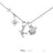 Disney x Short Story Necklace Sleeping Beauty - Silver