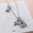 Disney x Short Story Necklace Beauty And The Beast - Silver