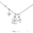 Disney x Short Story Necklace Beauty And The Beast - Silver