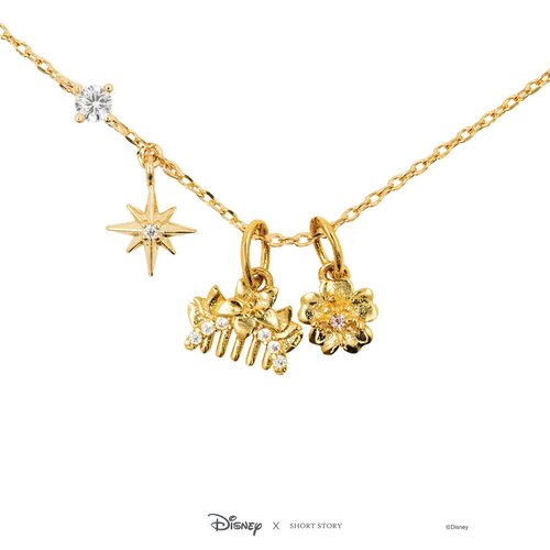 Disney x Short Story Necklace Mulan - Gold