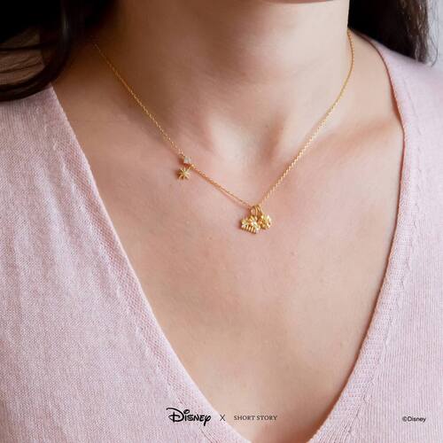 Disney x Short Story Necklace Mulan - Gold