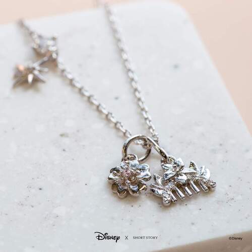 Disney x Short Story Necklace Mulan - Silver