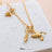 Disney x Short Story Necklace Pocahontas - Gold