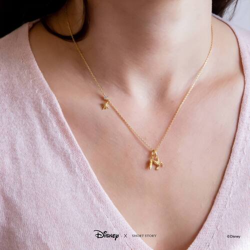 Disney x Short Story Necklace Pocahontas - Gold