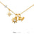 Disney x Short Story Necklace Tangled - Gold