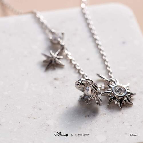 Disney x Short Story Necklace Tangled - Silver