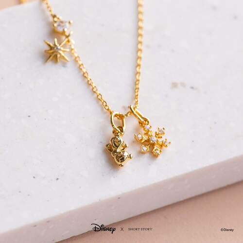 Disney x Short Story Necklace Frozen - Gold