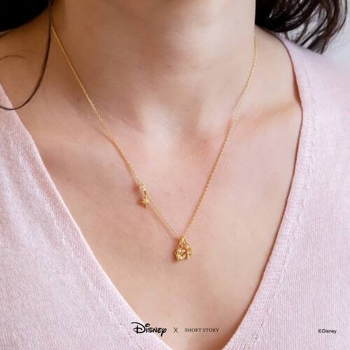 Disney x Short Story Necklace Frozen - Gold