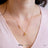 Disney x Short Story Necklace Frozen - Gold