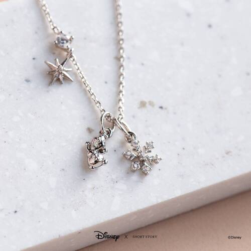 Disney x Short Story Necklace Frozen - Silver