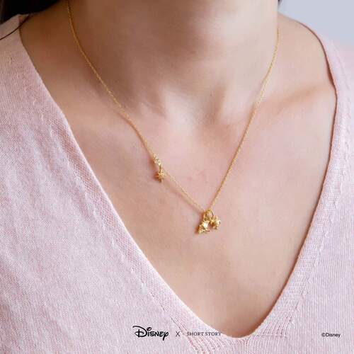 Disney x Short Story Necklace Moana - Gold