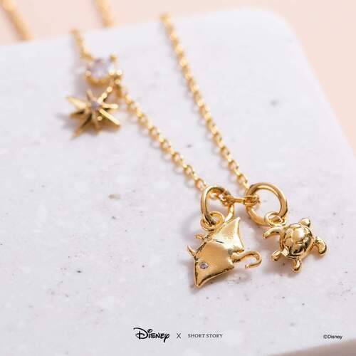Disney x Short Story Necklace Moana - Gold