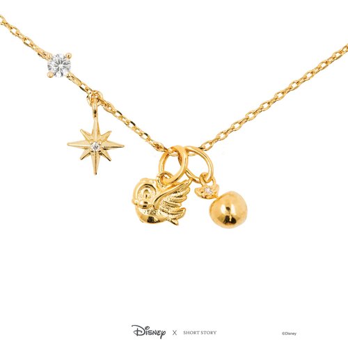 Disney x Short Story Necklace Snow White - Gold