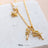 Disney x Short Story Necklace Tinkerbell - Gold