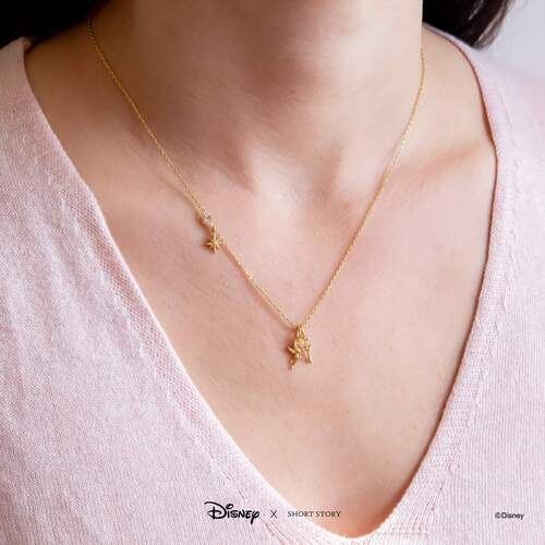 Disney x Short Story Necklace Tinkerbell - Gold