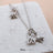 Disney x Short Story Necklace Castle - Silver