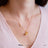 Disney x Short Story Necklace Chip And Mrs Potts - Gold