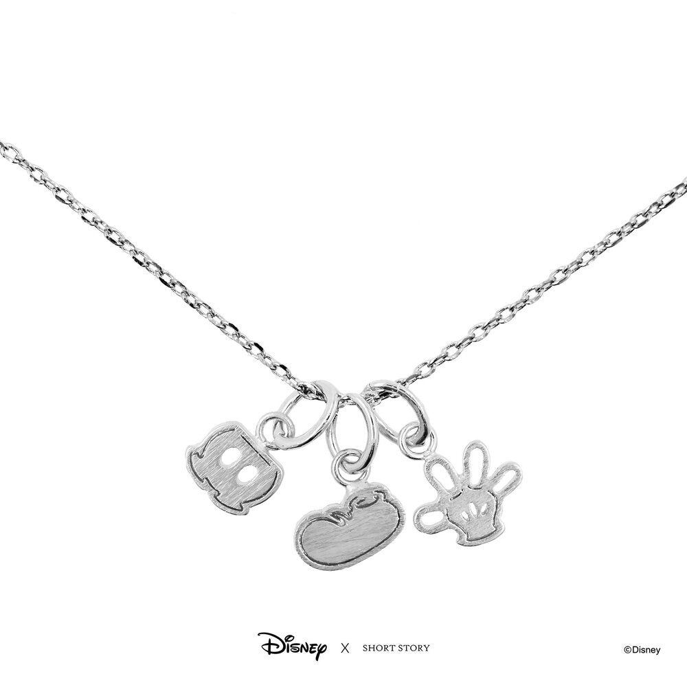 Disney X Short Story Necklace Mickey Shorts Shoe Glove - Silver