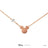 Disney X Short Story Necklace Mickey Ears - Rose Gold