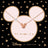 Disney X Short Story Necklace Mickey Ears - Rose Gold